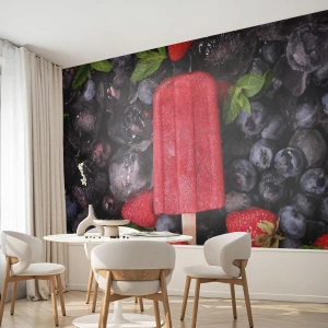 Fototapeta na mieru Premium Canvas - Chuť horúceho leta - Zmrzlina, Ovocie, Zdravie