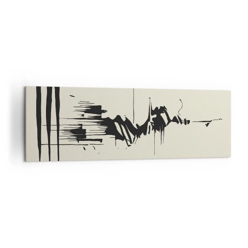 Obraz na plátne - Rýchla abstrakcia - 160x50 cm