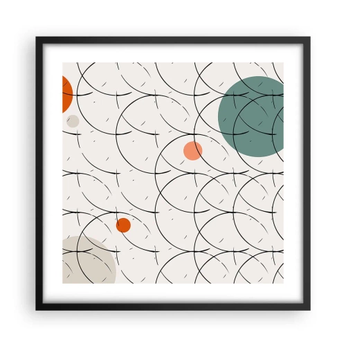 Plagát v čiernom ráme - V duchu pop-artu - 50x50 cm