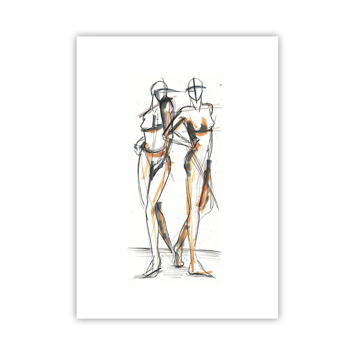 Plagát - Štúdia šarmu - 50x70 cm