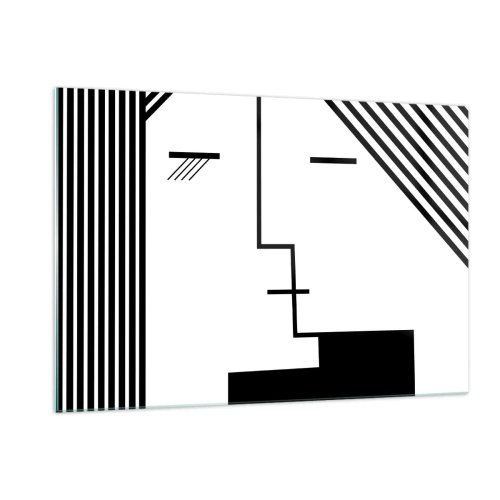 Obraz na skle - Proste bozk - 120x80 cm