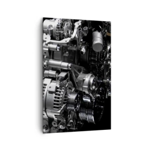 Obraz na plátne - Kovový, krásny, silný - 80x120 cm