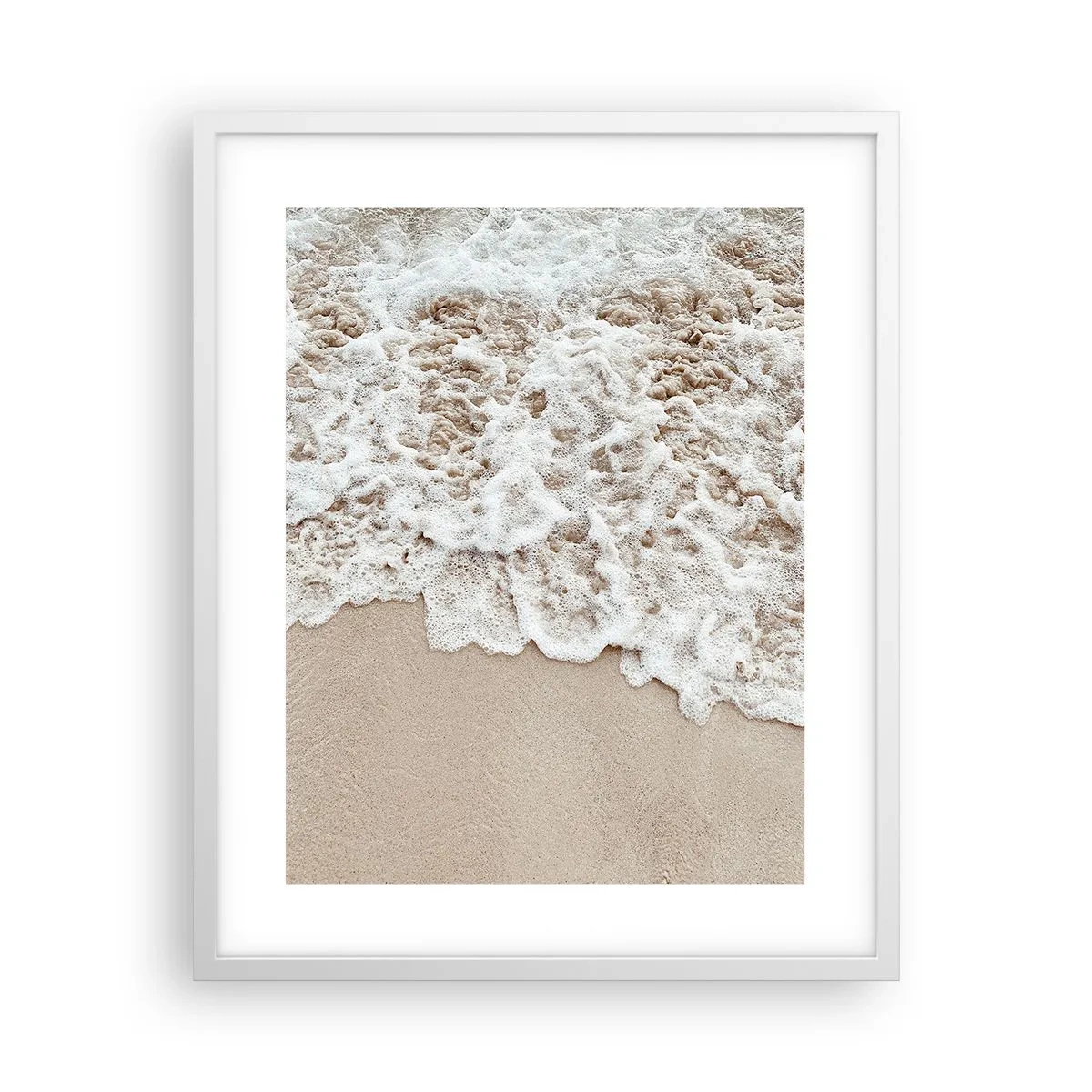 Plagát v bielom ráme - Hneď sa vrátim - 40x50 cm