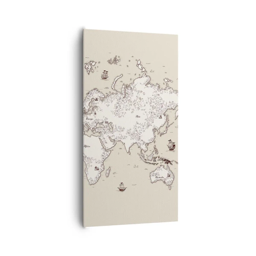 Obraz na plátne - Cesta okolo sveta - 65x120 cm