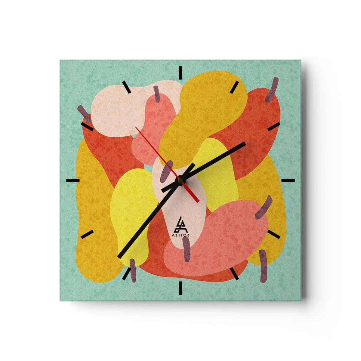 Nástenné hodiny - Ochutnajte letné slnko - 30x30 cm