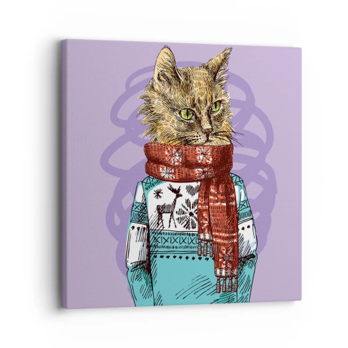 Obraz na plátne - Mačka nielen v topánkach - 30x30 cm