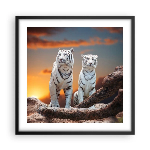 Plagát v čiernom ráme - Úplne ako v Narnii - 50x50 cm