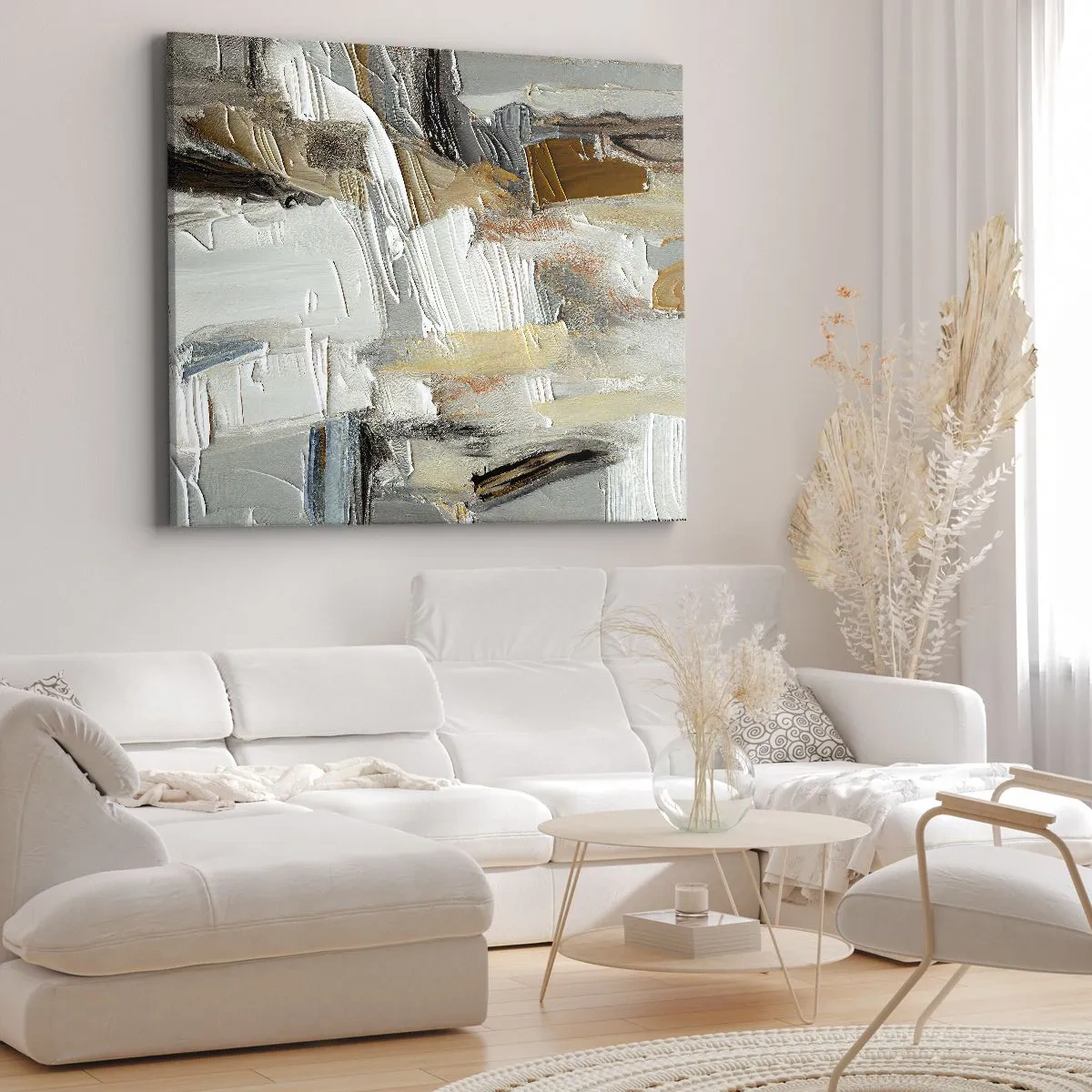 Obraz na plátne - Farebné nahromadenie - 70x50 cm