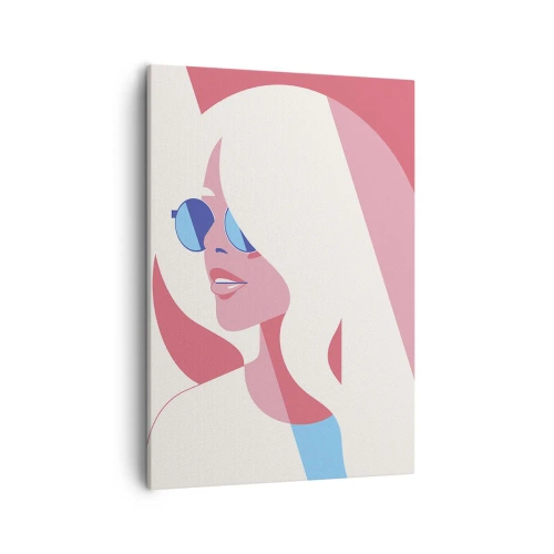 Obraz na plátne - Bola to blondína… - 50x70 cm