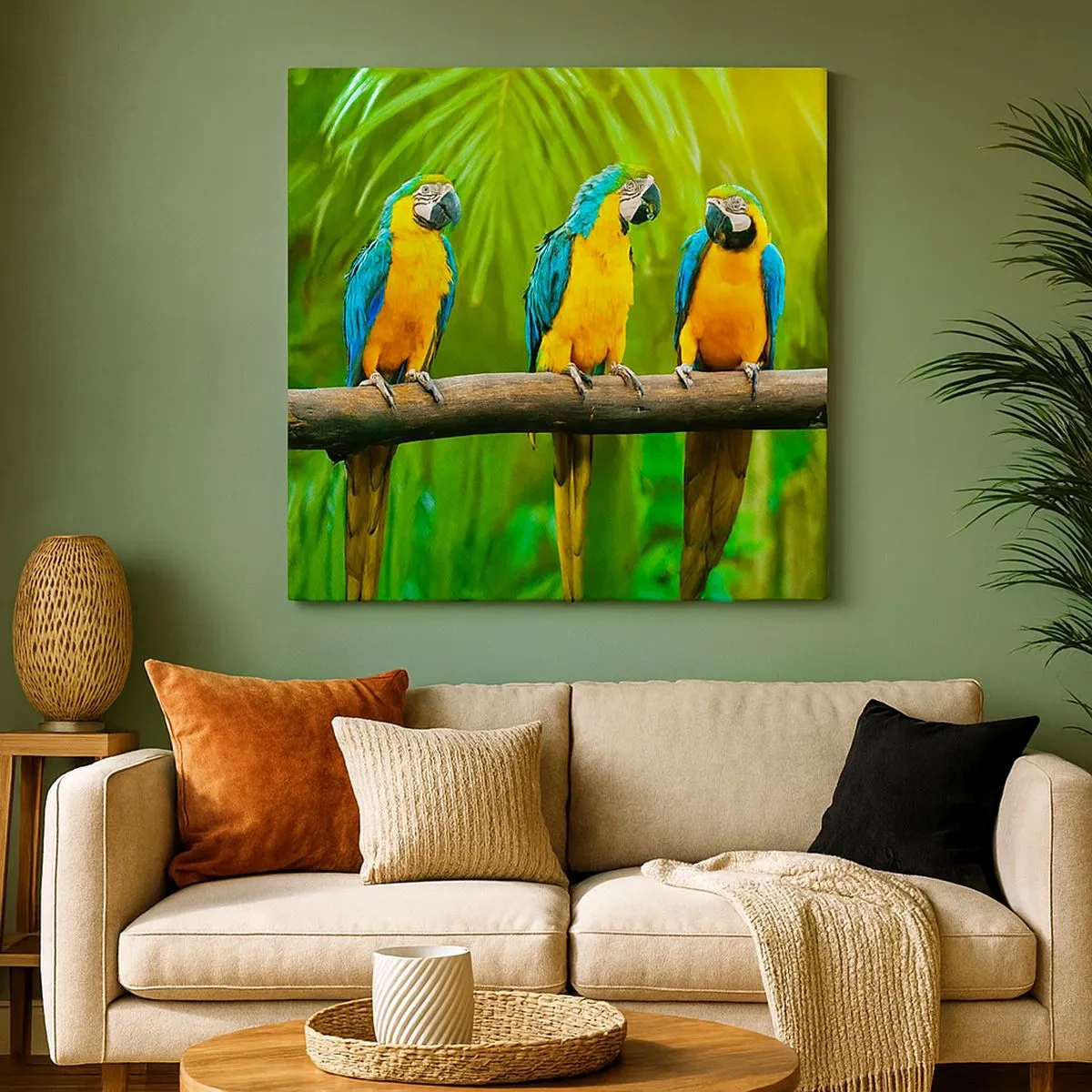 Obraz na plátne - Počula si, že ona…? - 30x30 cm