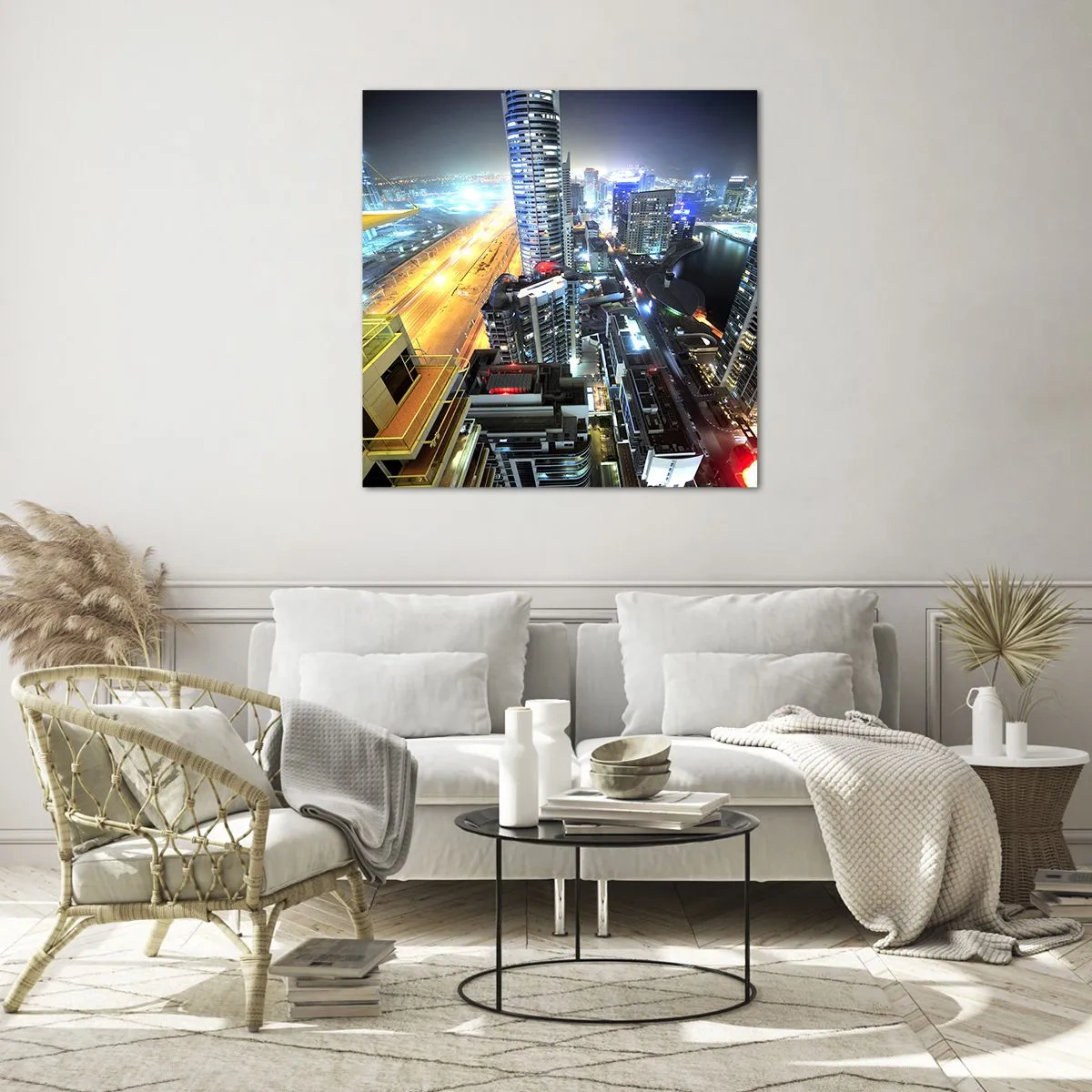 Obraz na skle - Zázrak na púšti - 70x70 cm