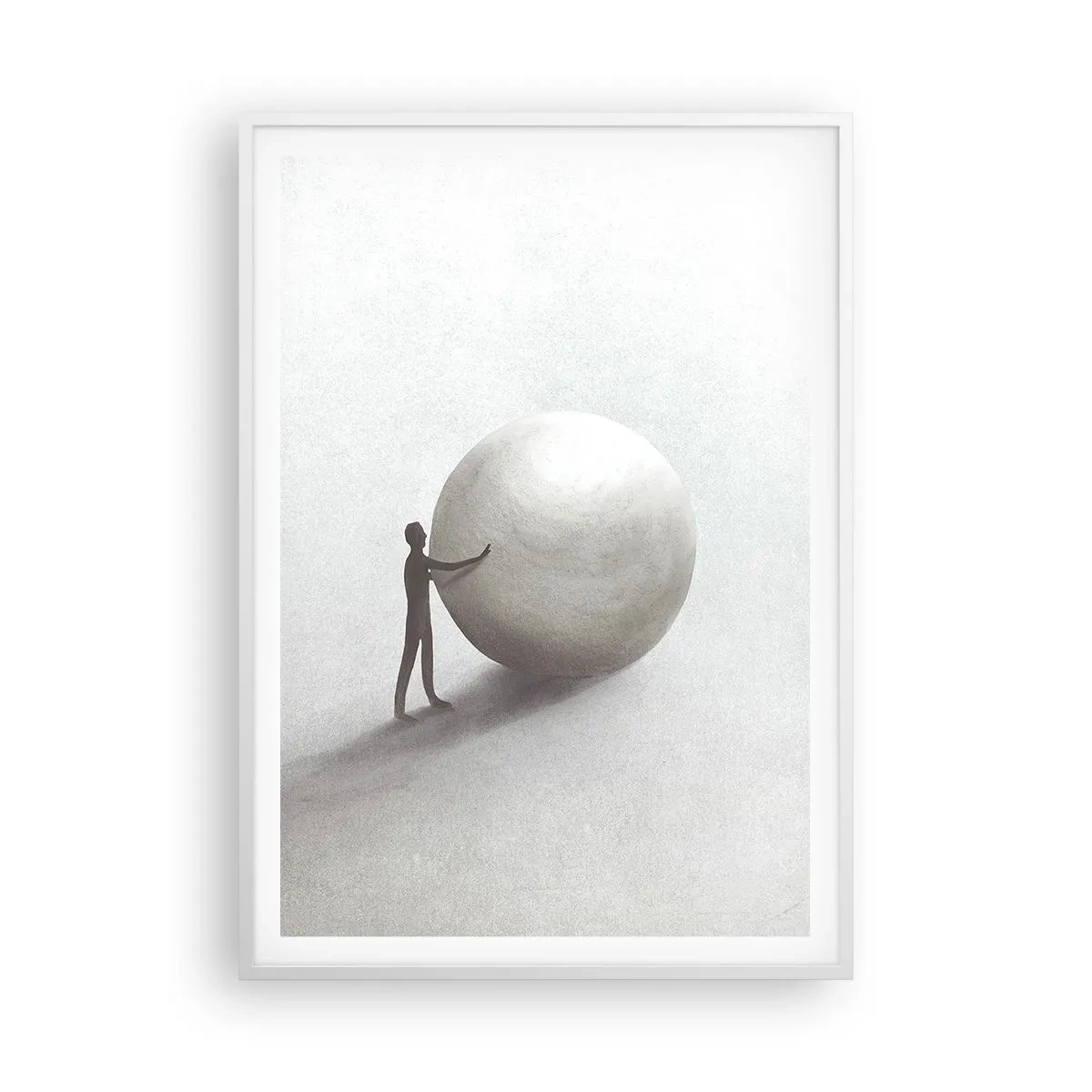 Plagát v bielom ráme - Hra života - 70x100 cm