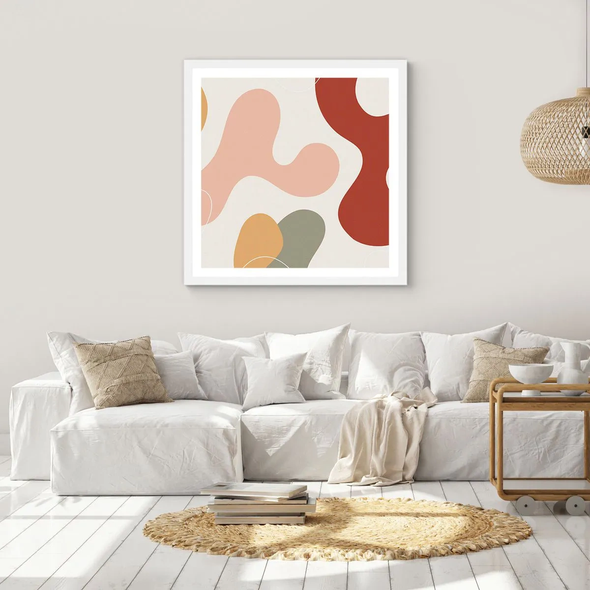 Plagát v bielom ráme - Klikiháky - 60x60 cm