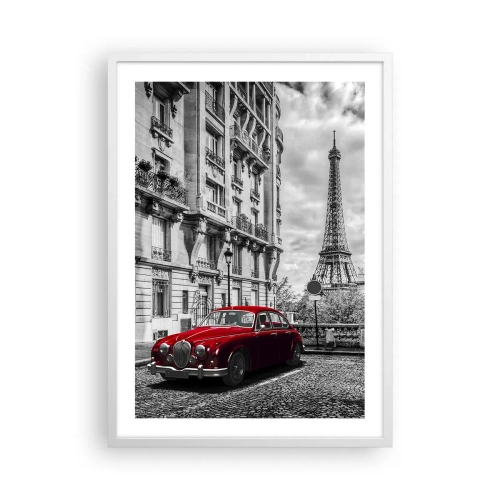 Plagát v bielom ráme - Dravec v meste - 50x70 cm