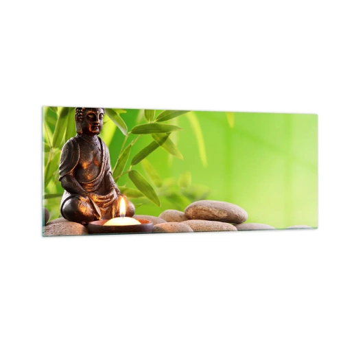 Obraz na skle - Život je krásny - 100x40 cm