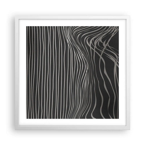 Plagát v bielom ráme - Rytmus a prízvuk - 50x50 cm