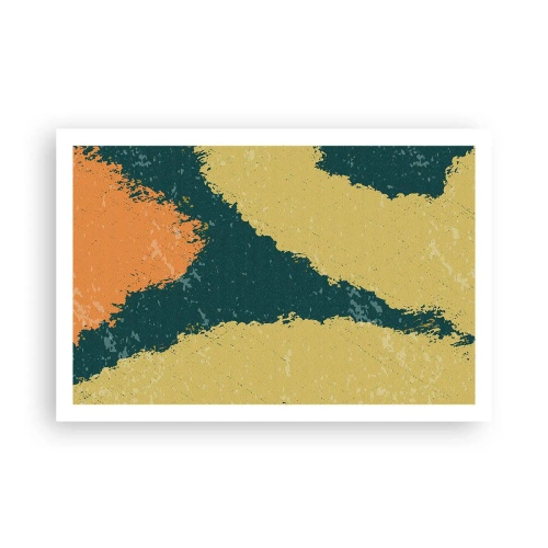 Plagát - Abstrakcia – spomalený pohyb - 91x61 cm