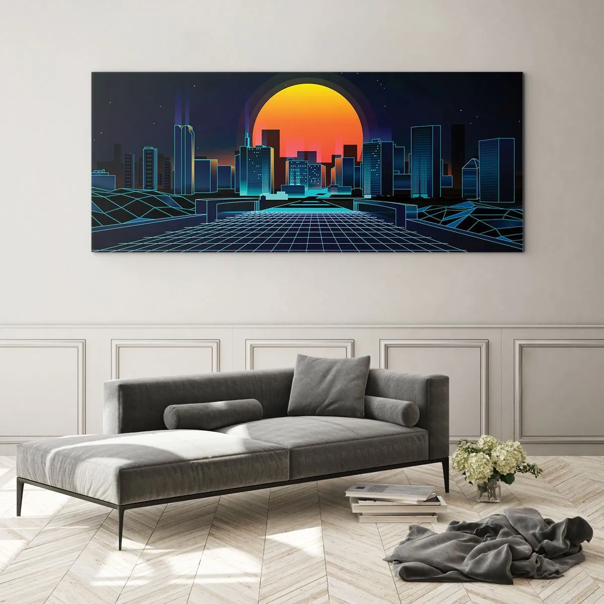 Obraz na skle - Stále chcete do reálu? - 100x40 cm