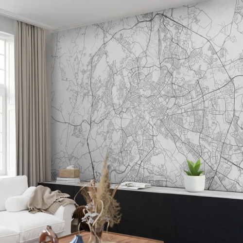 Fototapeta Standard Eco - Rímsky kruh - Mesto, Mapa mesta, Rím - 500x350 cm