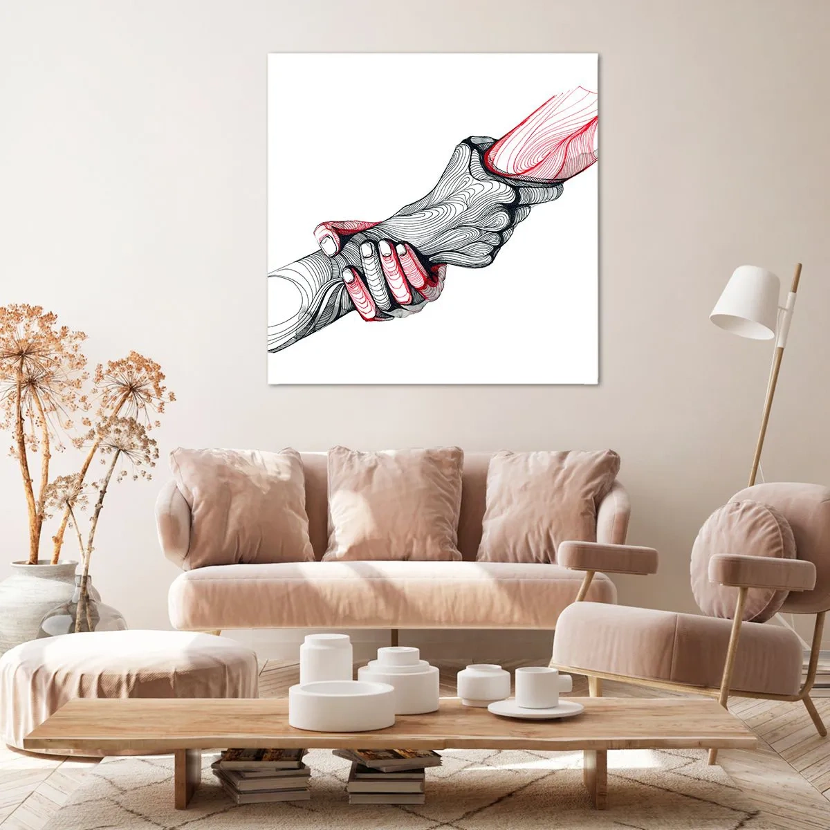 Obraz na plátne - Ste v dobrých rukách - 40x40 cm