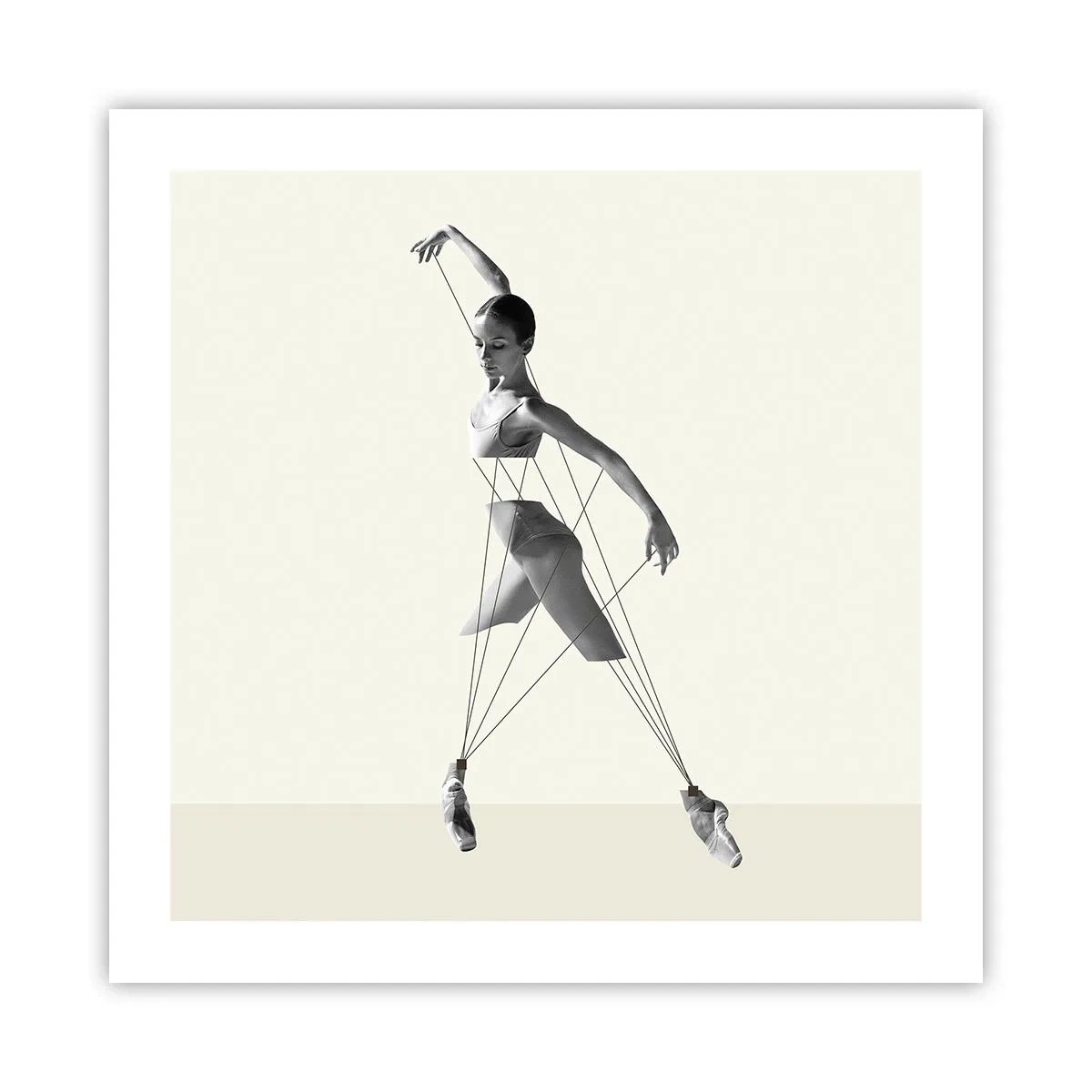 Plagát - V divadle sveta - 50x50 cm