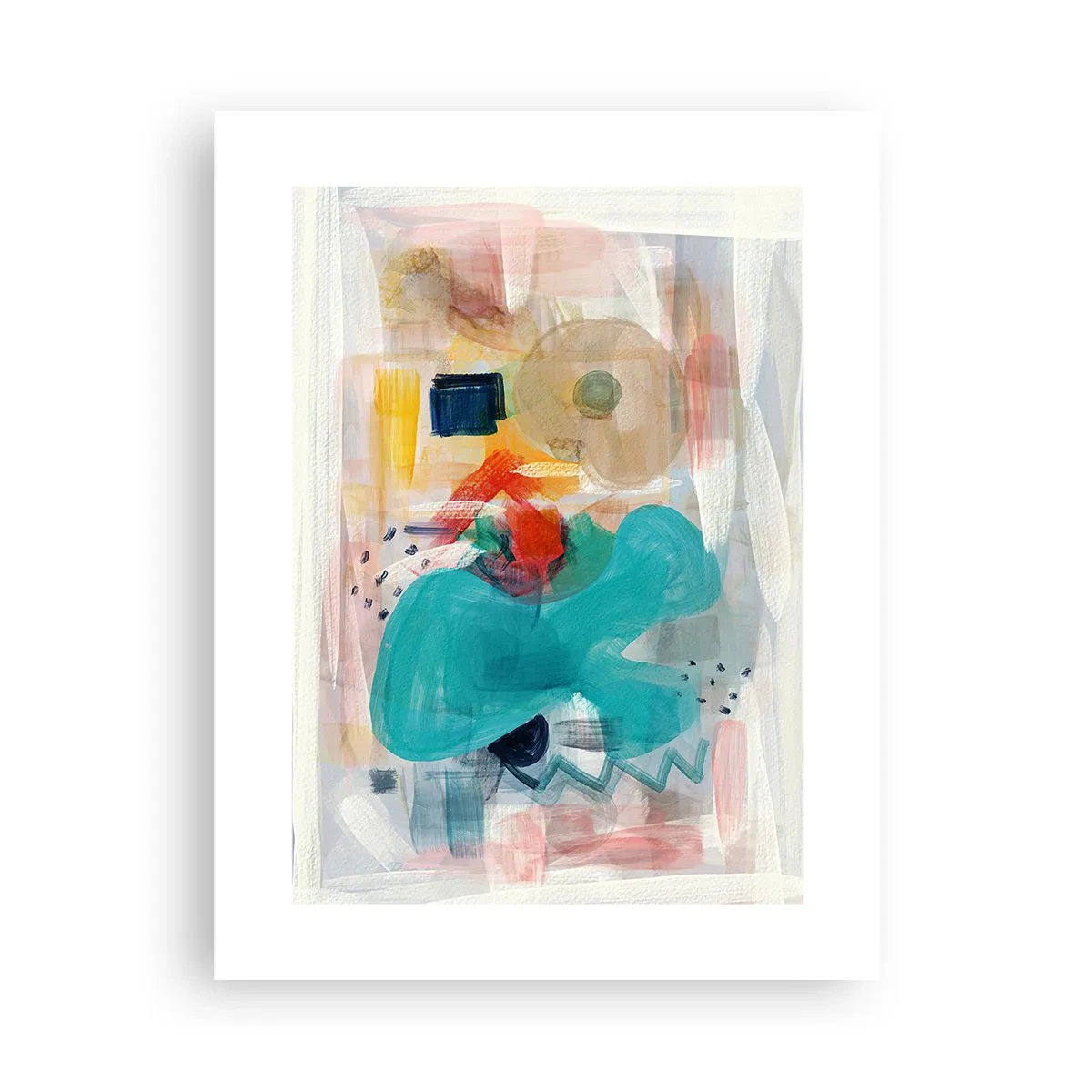 Plagát - Farebná hra - 30x40 cm