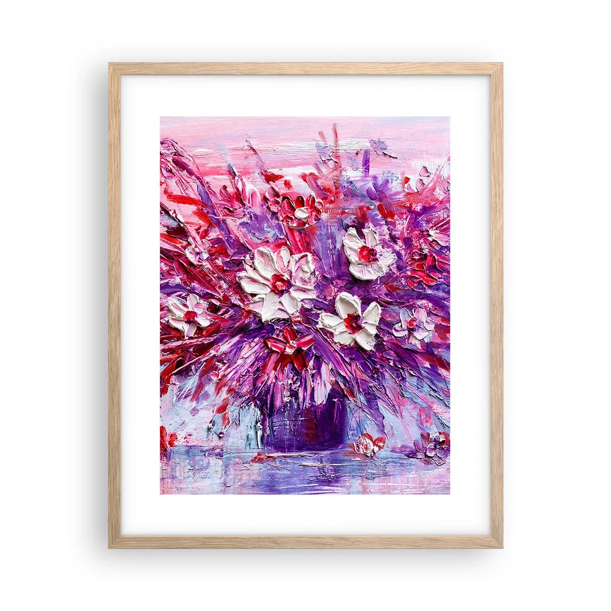 Plagát v ráme zo svetlého duba - Nevinnosť a vášeň - 40x50 cm