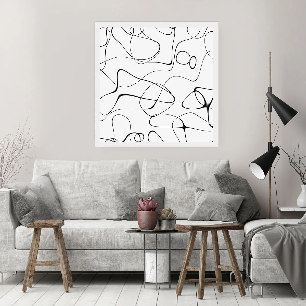 Plagát - Cesty života, zákruty osudu - 60x60 cm