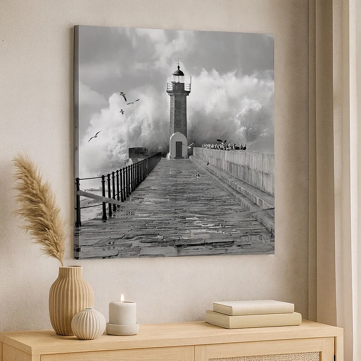 Obraz na plátne - Nebojácna - 30x30 cm