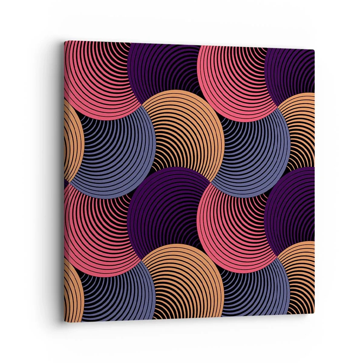 Obraz na plátne - V kruhovom rytme - 30x30 cm