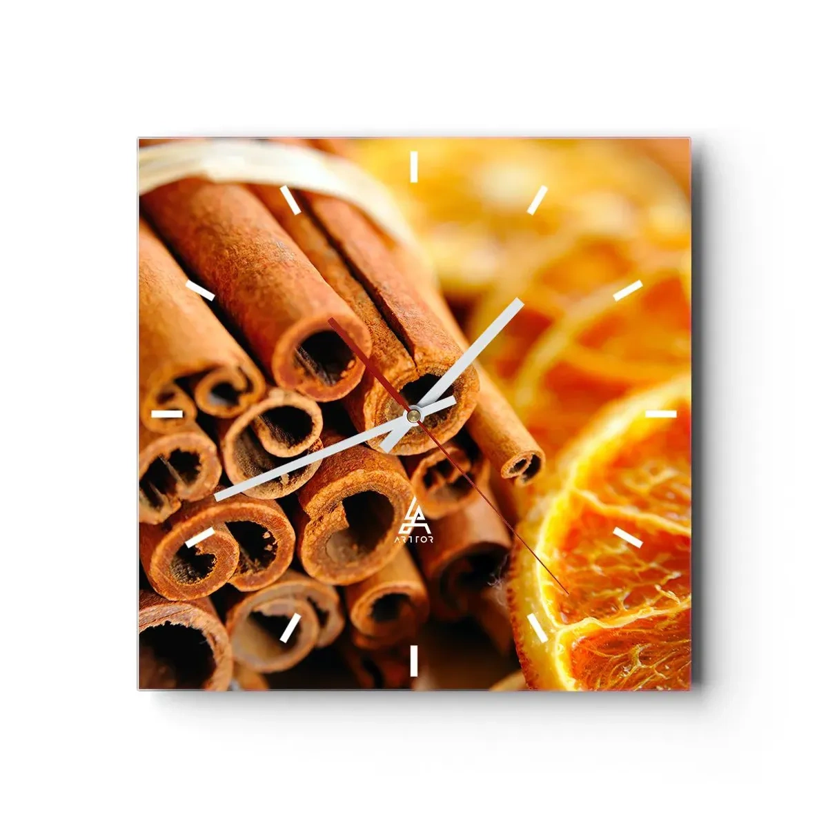 Nástenné hodiny - Cítite ich arómu? - 40x40 cm