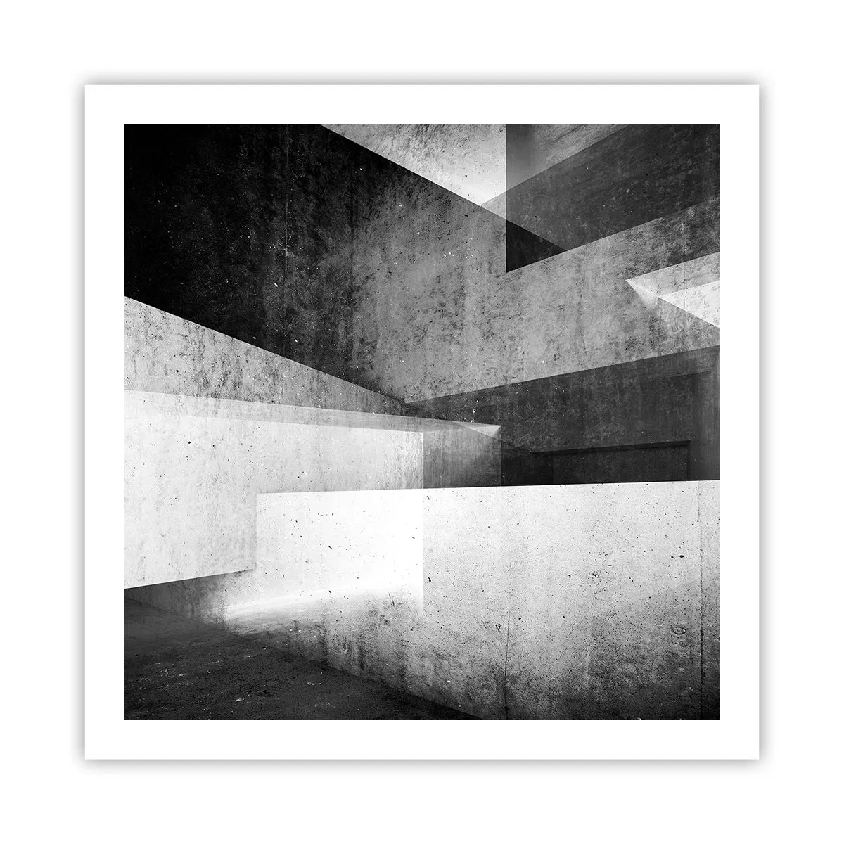 Plagát - Štruktúra priestoru - 60x60 cm
