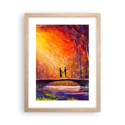 Plagát v ráme zo svetlého duba - Nebo ich tiež miluje - 30x40 cm