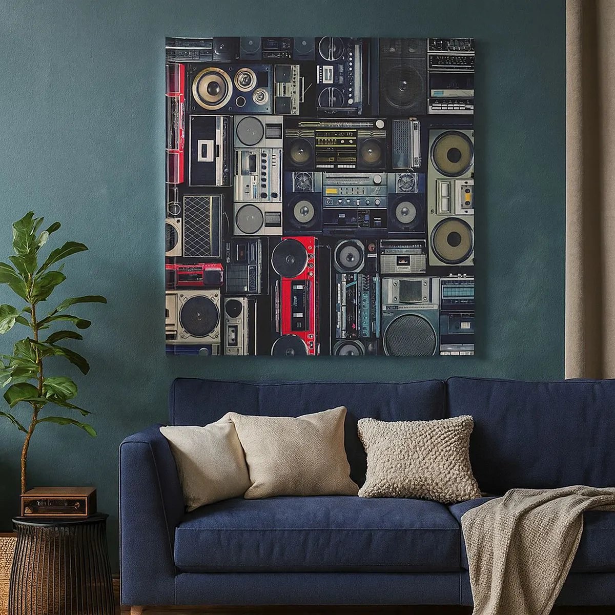 Obraz na plátne - Túžba po 80. rokoch - 30x30 cm