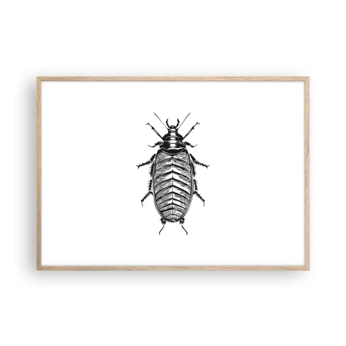Plagát v ráme zo svetlého duba - Vzorový exemplár! - 100x70 cm