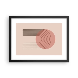 Plagát v čiernom ráme - Neodolateľná príťažlivosť - 40x30 cm