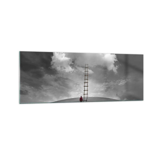 Obraz na skle - Všetko je možné - 140x50 cm