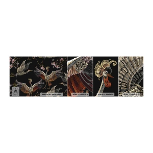 Vzorka Fototapeta Standard Eco - Rozprávkový vták - Abstrakcia, Vták, Grafika - 100x30 cm