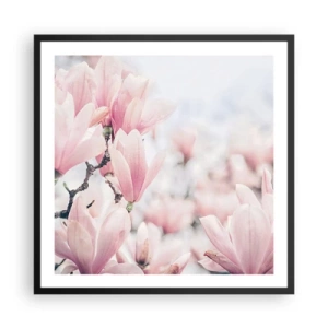 Plagát v čiernom ráme - Ideál jemnosti - 60x60 cm