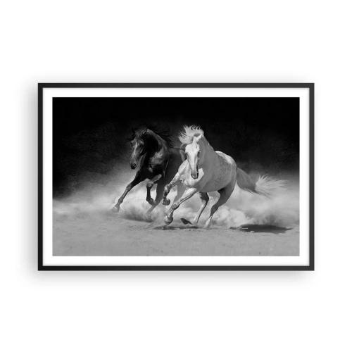 Plagát v čiernom ráme - Cval slobody - 91x61 cm