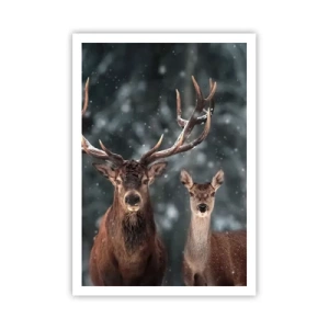 Plagát - Pán lesa so svojou ženou - 70x100 cm