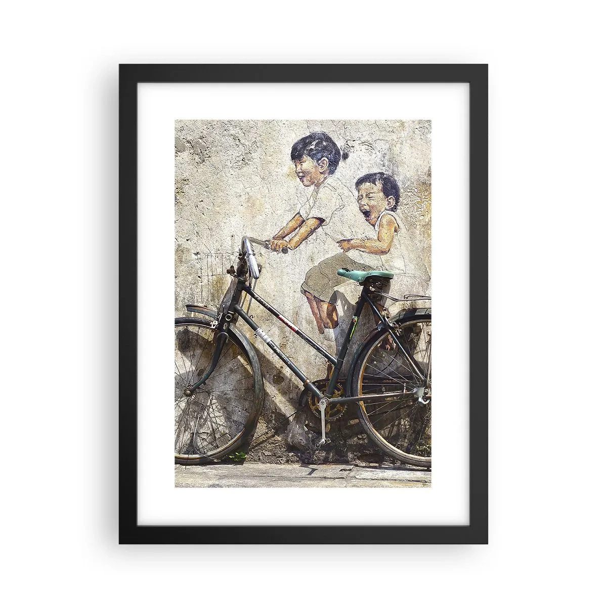 Plagát v čiernom ráme - Pravda alebo klam? - 30x40 cm