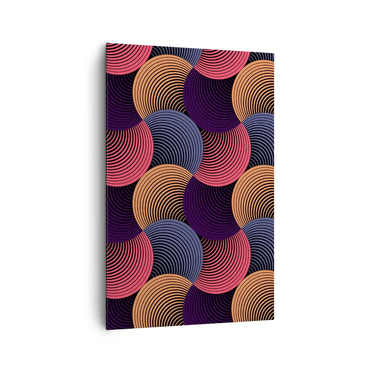 Obraz na plátne - V kruhovom rytme - 80x120 cm