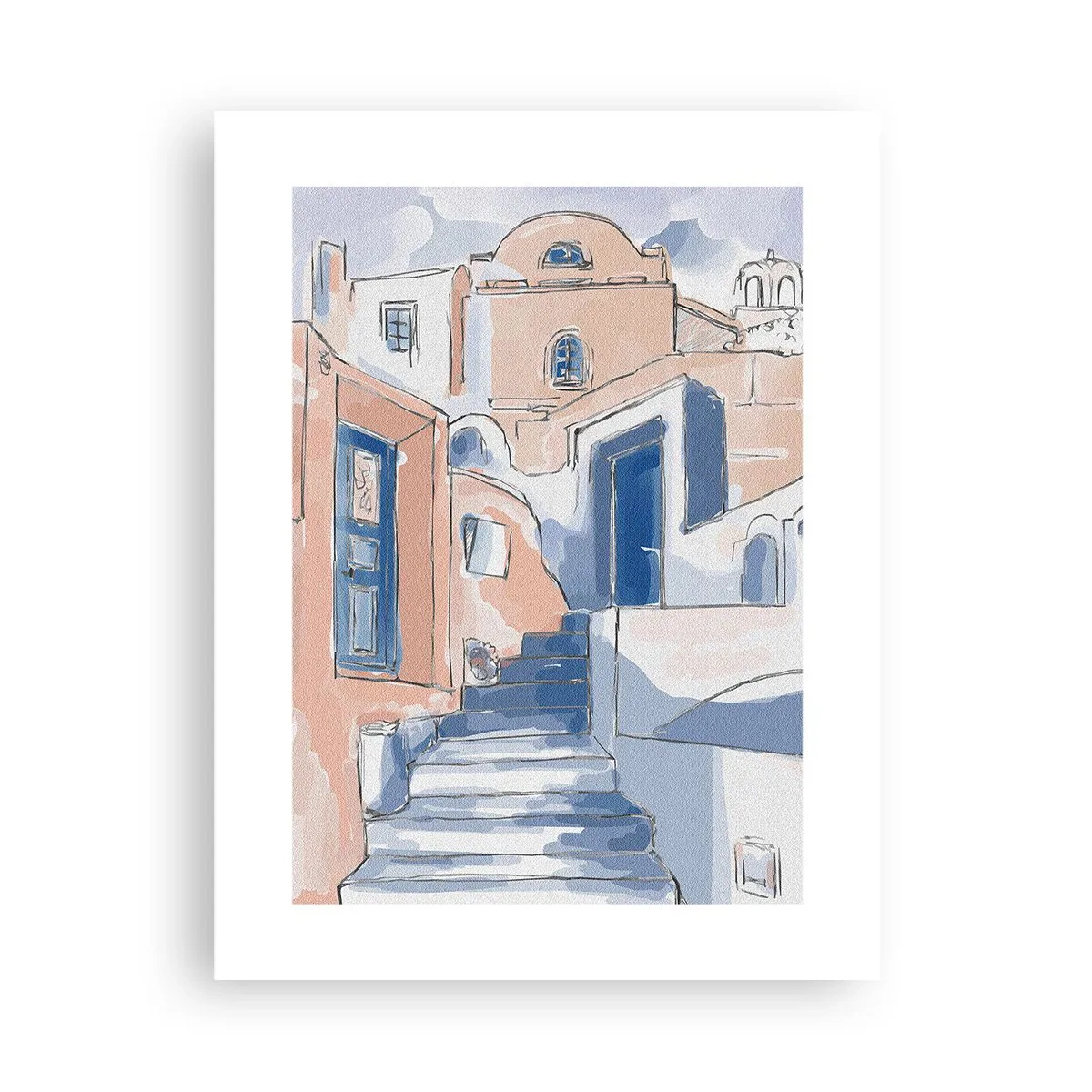 Plagát - Exotické mesto - 30x40 cm