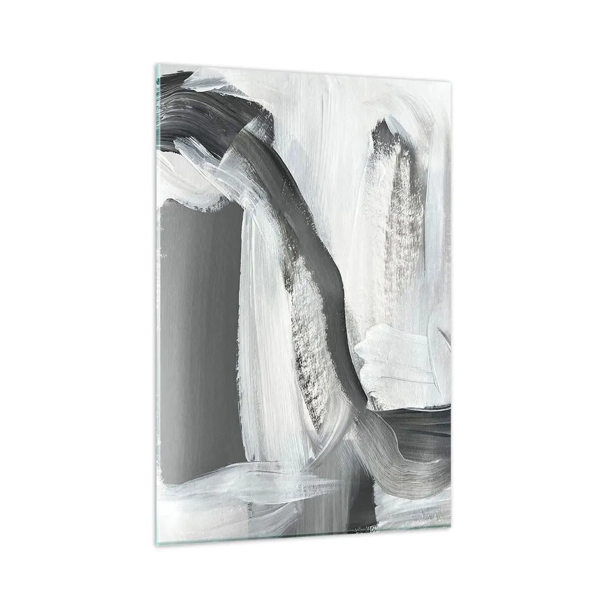 Obraz na skle - Pevným pohybom - 80x120 cm