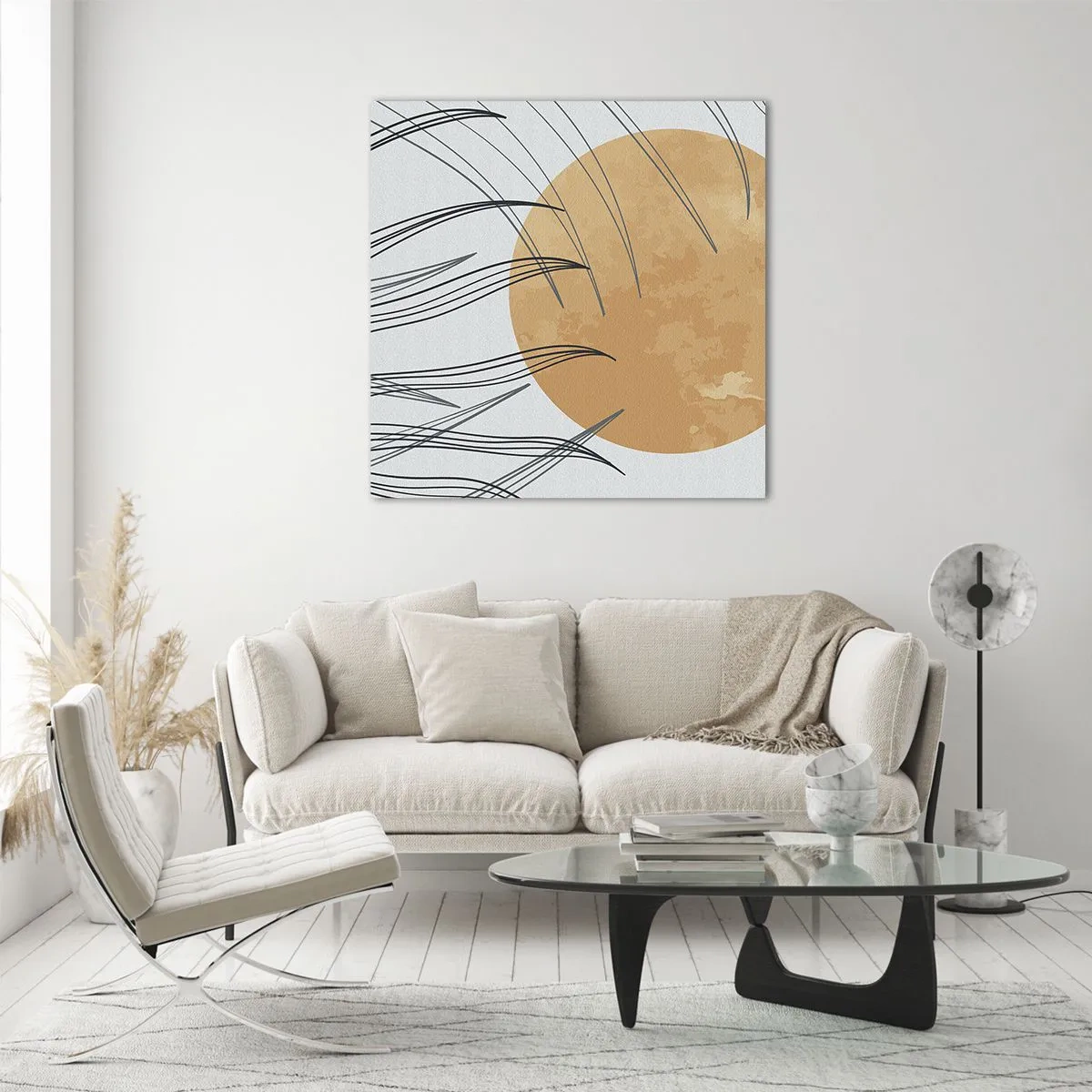 Obraz na skle - Vždy ku slnku - 50x50 cm