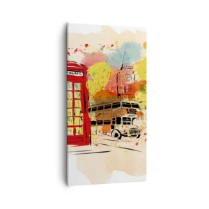 Obraz na plátne - Mesto rôznorodostí - 55x100 cm