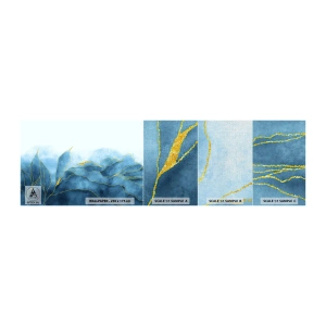 Vzorka fototapety Premium Canvas - Blankyt v zlate - Luxus, Glamour, Abstrakcia - 100x30 cm