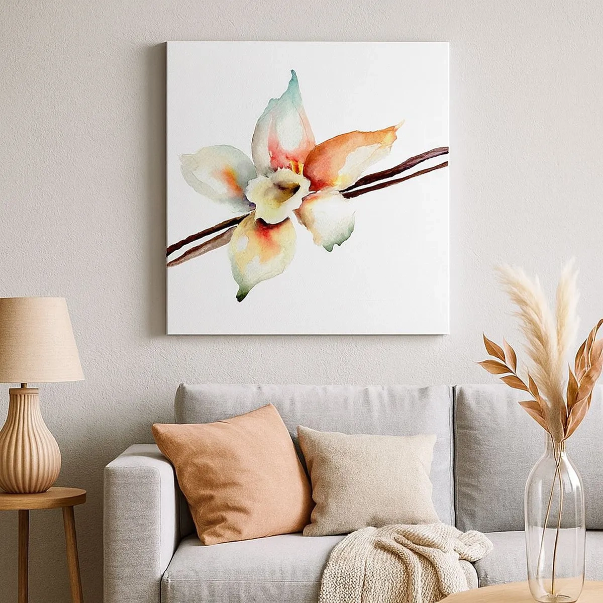 Obraz na plátne - Farbičkou rozliata sladkosť - 30x30 cm