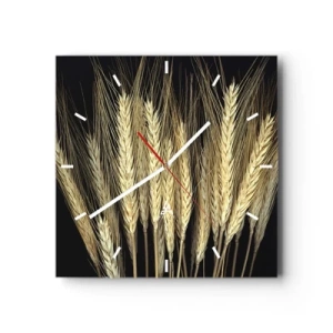 Nástenné hodiny - Rustikálna mágia - 30x30 cm